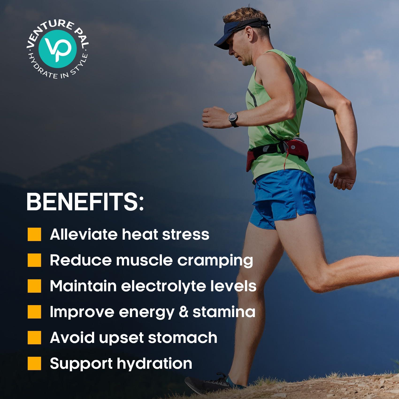 Venture Pal Venture Pal Sugar Free Electrolyte Powder Packets & Chewable Fast-Melt Electrolyte Tablets, Sport Electrolyte for Running Hiking Cycling Sports Nutrition