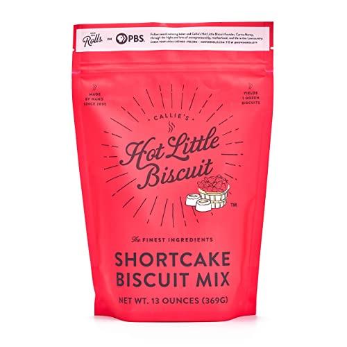 Callie's Hot Little Biscuit Callie's Hot Little Biscuit Shortcake Biscuit Mix | Fast, Easy, Delicious | 2 Bags of Biscuit Mix | 13oz per bag | Makes 24 Shortcake Biscuits