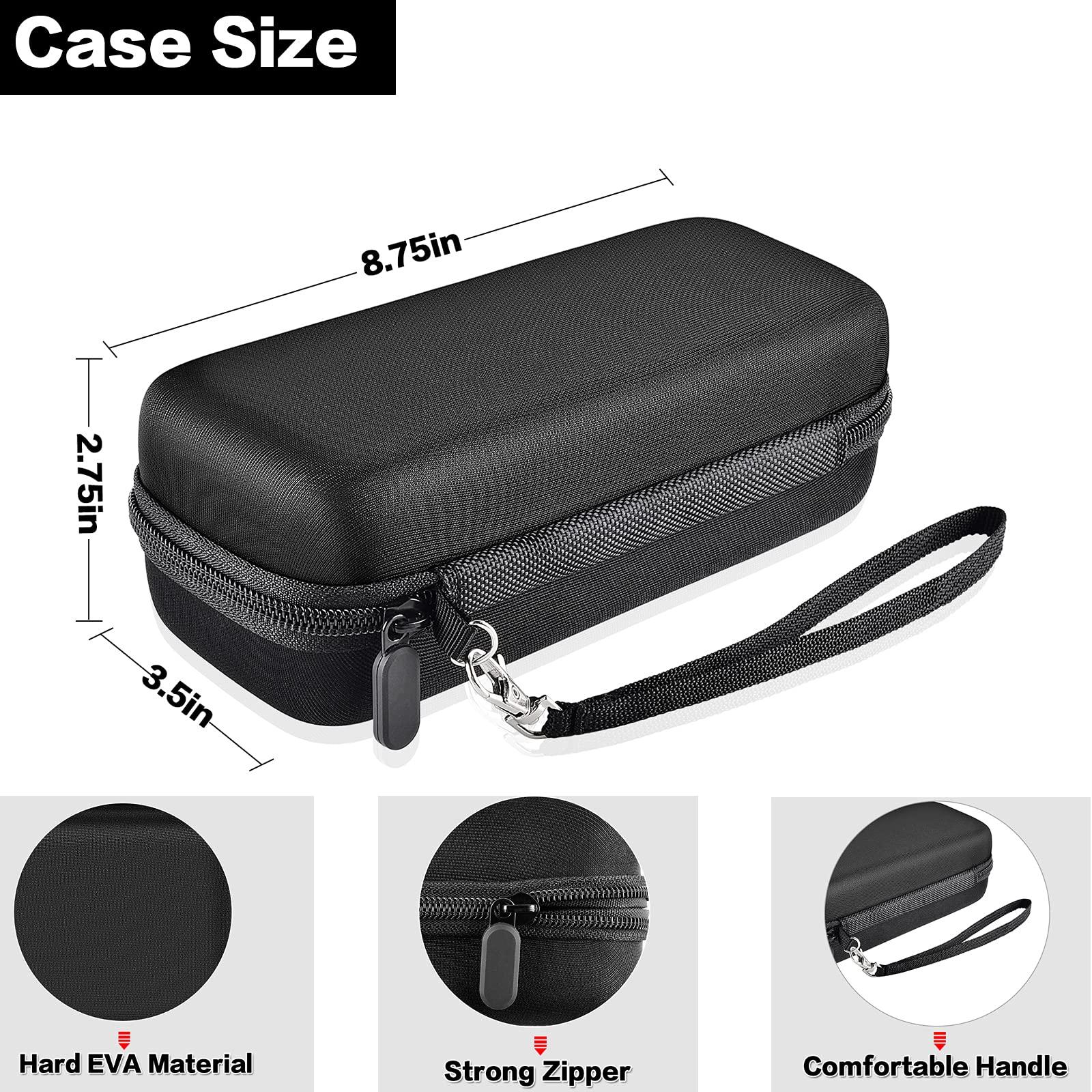 Comecase Toothbrush Travel Case Compatible with Oral-B Pro 1000, 2000, 3000, 3500, 1500/ for Philips Sonicare ProtectiveClean 4100 5100 Electric Toothbrush with Mesh Pocket for Accessories - Black ( Bag Only)