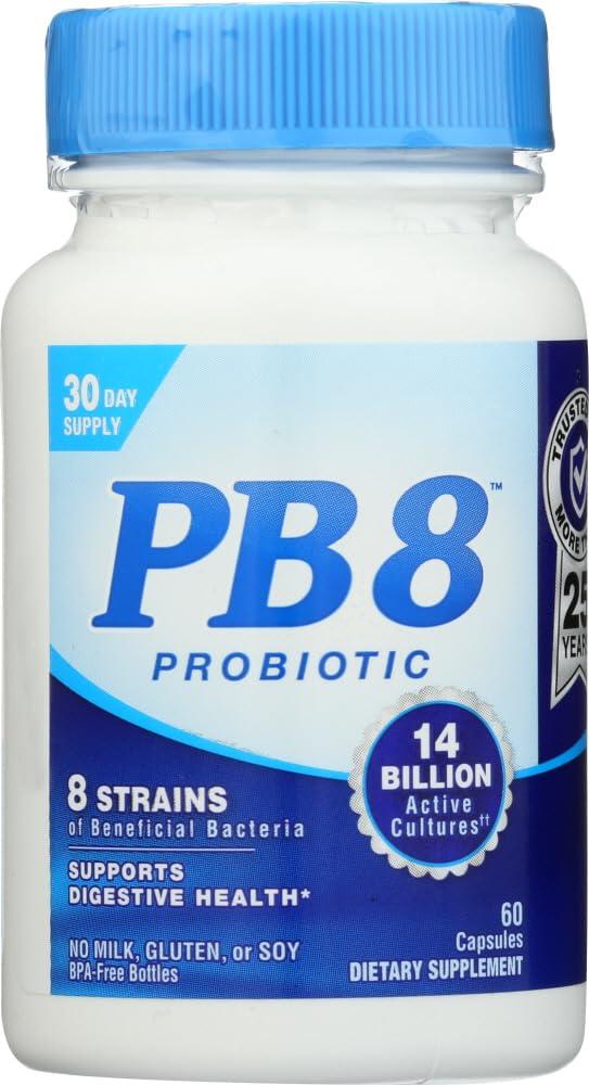 Nutrition Now Nutrition Now PB 8 Pro-Biotic Acidophilus For Life - no Gluten - 60 Capsules