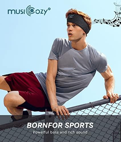 MUSICOZY MUSICOZY Sleep Eye Mask Bluetooth Headband for Women Men, 3D Contoured Cup Night Eye Mask Blindfold for Sleeping with Light Blockout Sleep Mask for Side Sleeper Travel Office Night Mask, 2 Packs