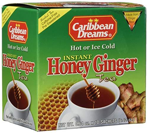 Caribbean Dreams Caribbean Dreams Instant Honey Ginger Tea, 6.37 Ounce