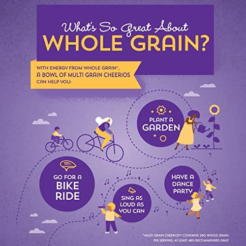 Cheerios Multi Grain Cheerios Heart Healthy Cereal, 9 OZ Cereal Box