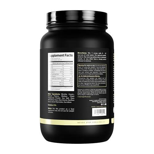 Kaged Kaged Premium Casein Protein Powder | Vanilla | Micellar Casein | Banned-Substance Free Supplement | Build Muscle and Recover Faster | Kasein | 27 Servings