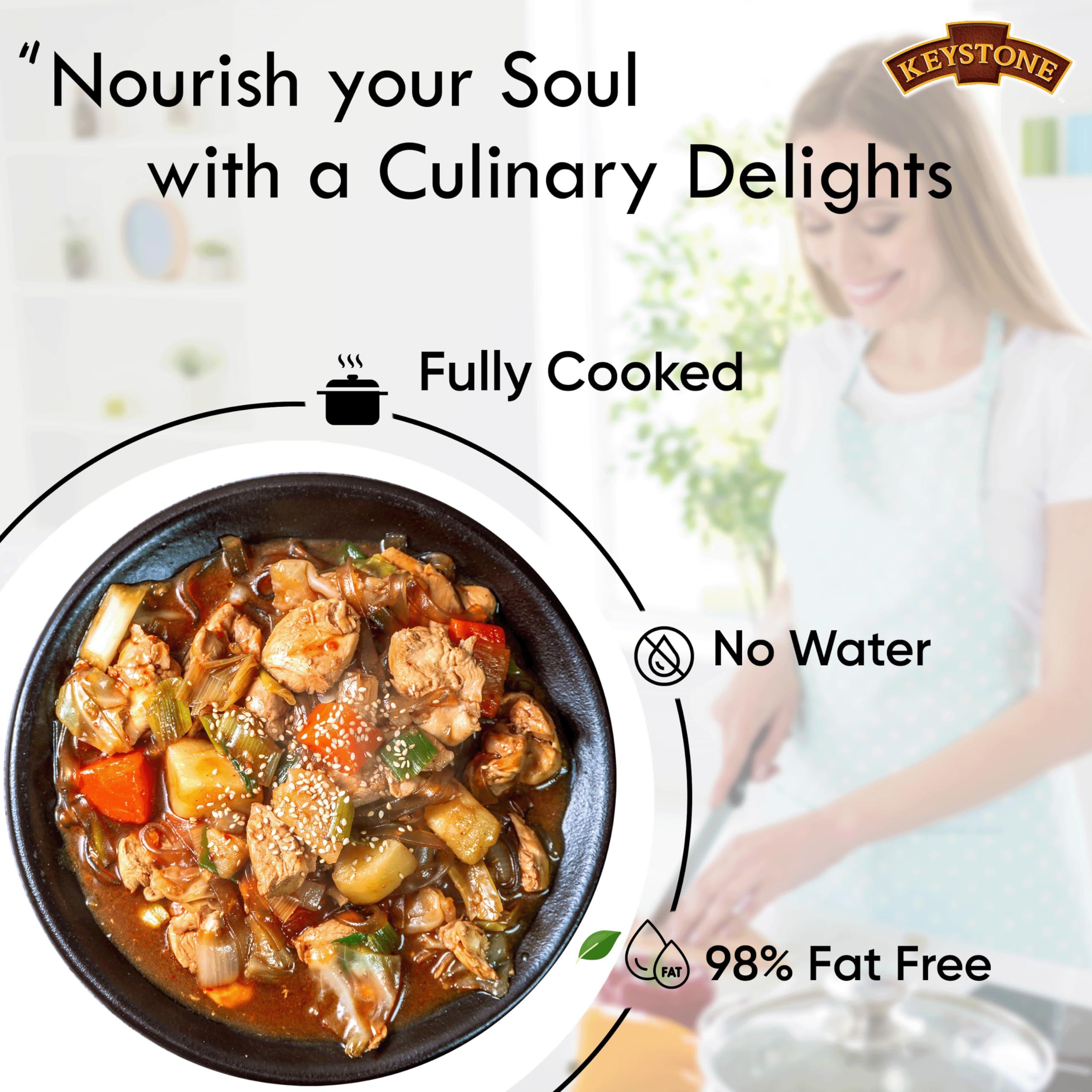 Keystone Meats Keystone All Natural Chicken 28 Oz Long Term Emergency Survival Food Canned Meat | Fully Cooked Ready to Eat | Gluten Free | No Carbs Pack of 1