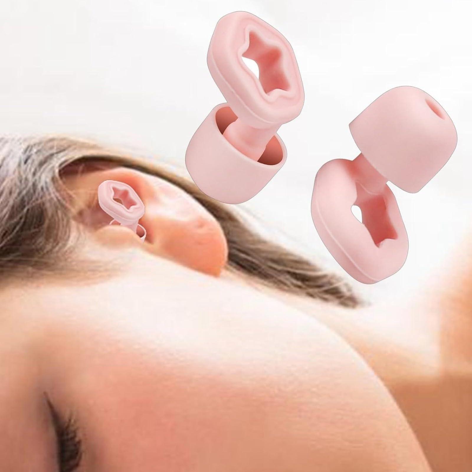 KELINFONG Ear Plugs for Sleeping Noise Cancelling,3 Pairs Reusable Hearing Protection Soft Silicone Ear Plugs for Noise Reduction,Shooting Ear Plugs for Concerts Focus Snoring Work Travel