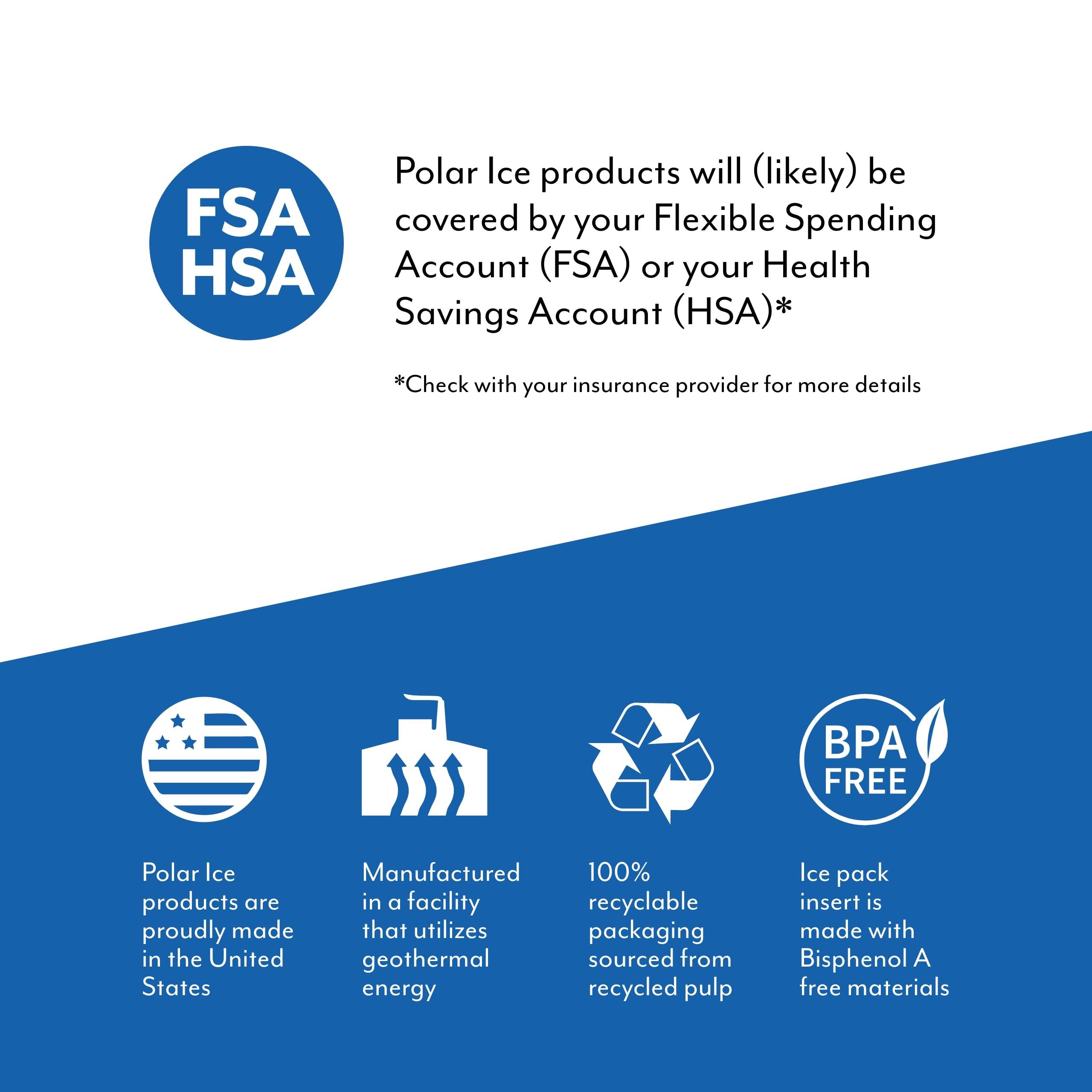 Brownmed Brownmed - Polar Ice TMJ Wrap - Reusable Jaw Ice Pack Wrap - Gentle Compression Wrap for Headaches, Migraines, Jaw Pain & Wisdom Teeth Surgery - Face Ice Pack Wrap