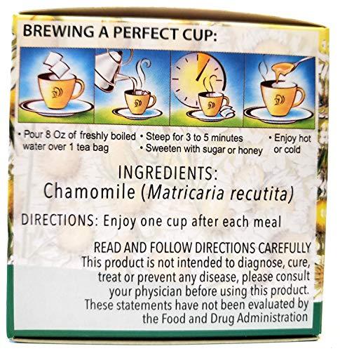 1 OM Classics Classics Chamomile Manzanilla Tea by Natura Te - 5 Piece Value Pack in the 1 OM Crush Resistant Box