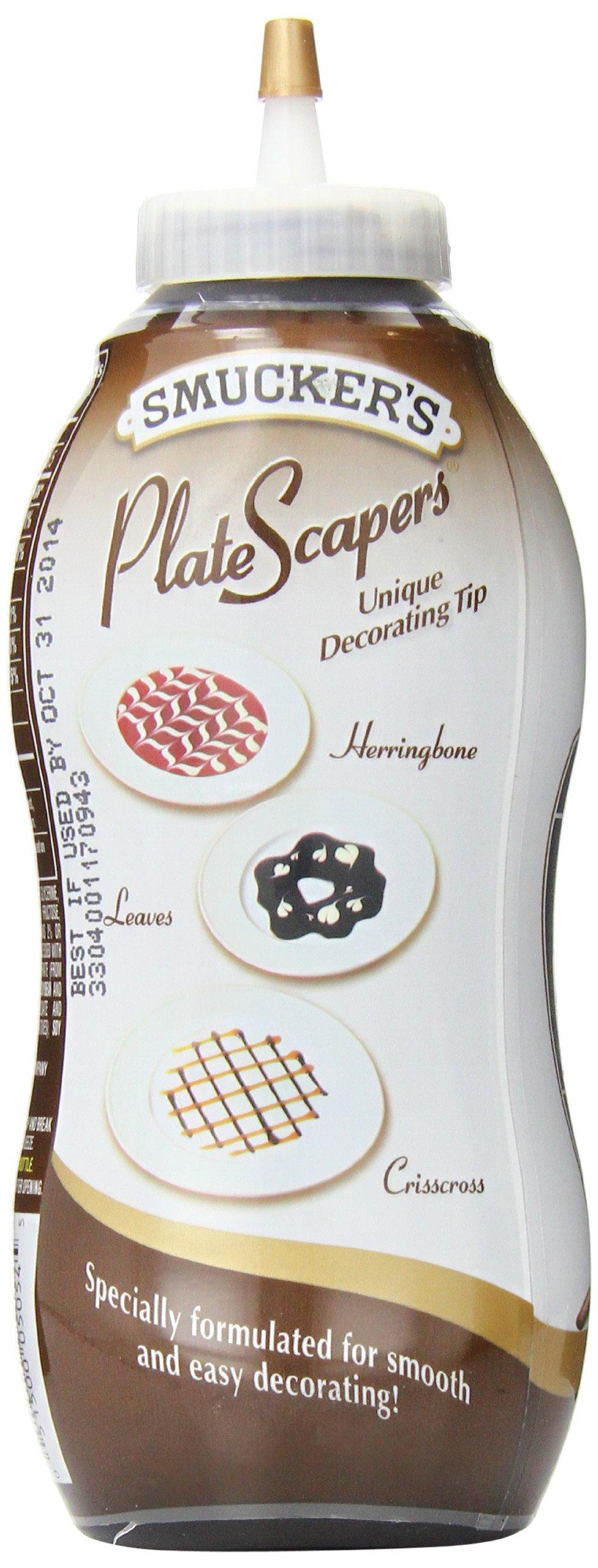 Smucker's Smuckers Plate Scraper, Chocolate, 19.5 Ounce