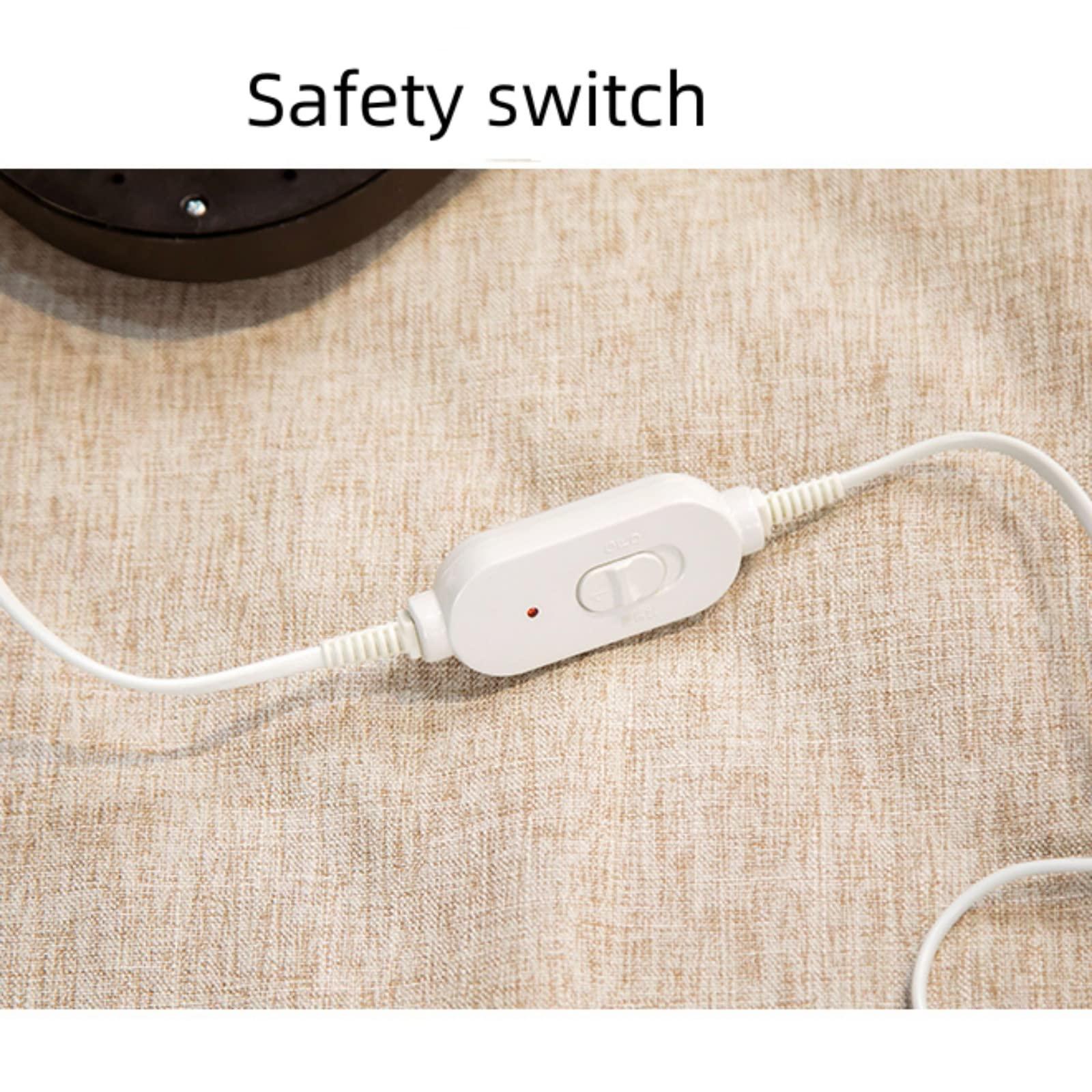 Generic Heated Feet Warmer USB Rechargeable Cute Cartoon Shape Foot Warmers Foot Heater Electric Heating Pad Winter Office Heating Shoes Foot Warmer Slippers (Grey Goose)