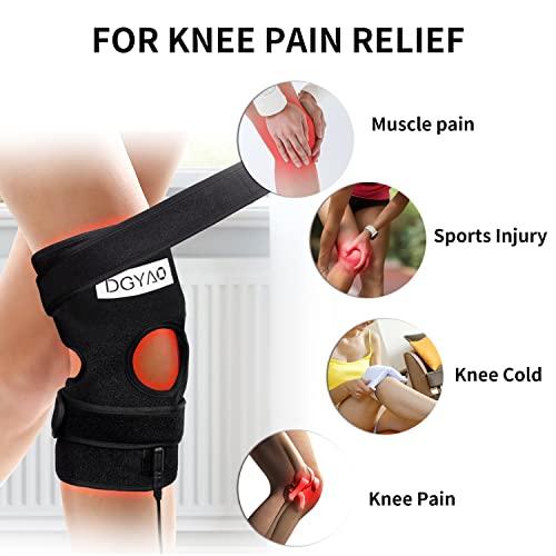 Talsafe Red Light Therapy Device for Joint Pain Relief, 880nm Infrared Light Therapy Wearable Adjustable Wrap for Knee Elbow, Home Use Led Light Therapy Pads