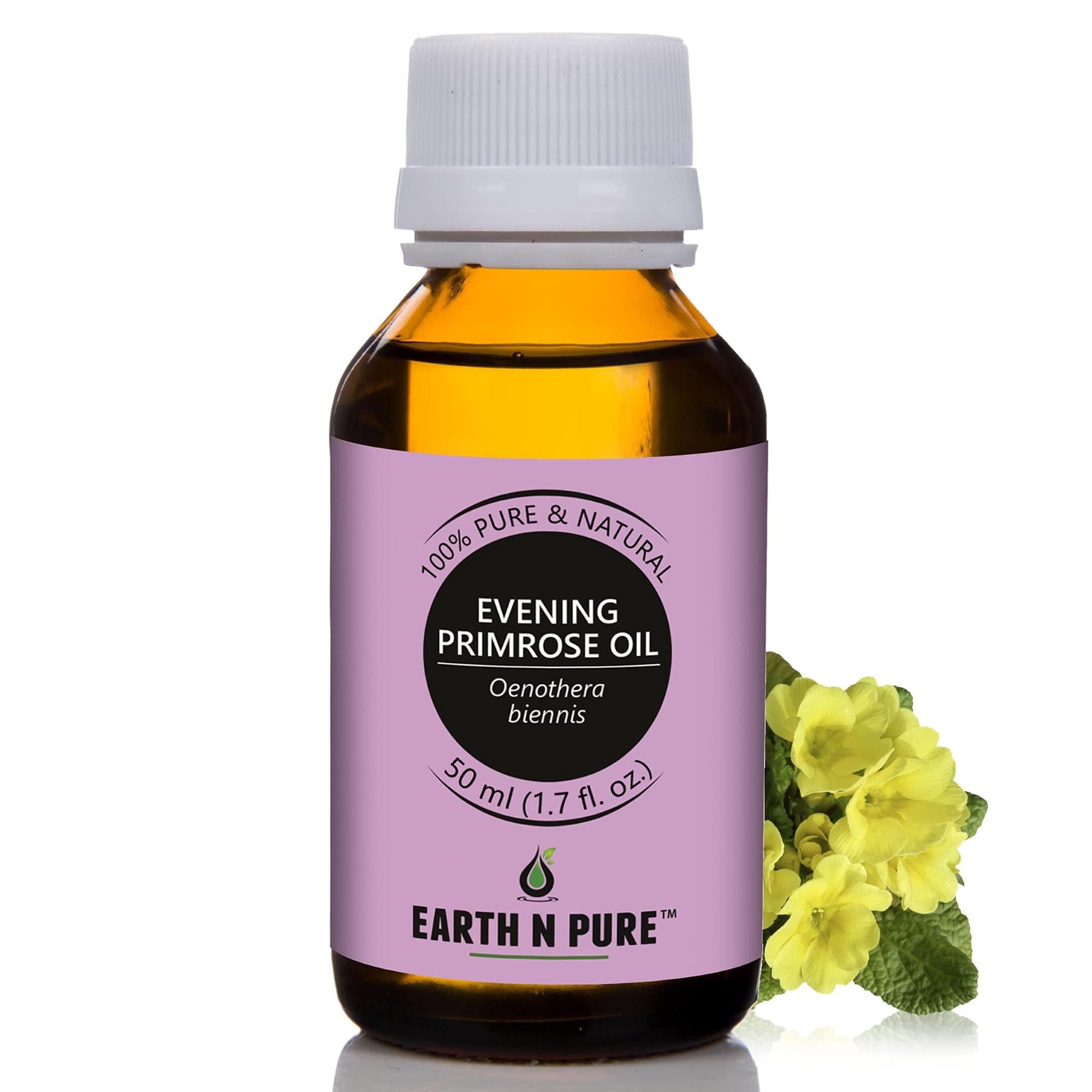 EARTH N PURE EARTH N PURE Evening Primrose Oil Cold Pressed, Pure and Natural 50 ml