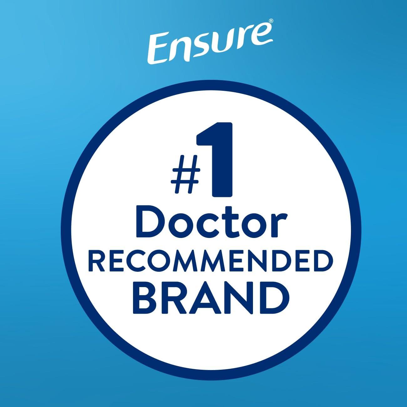 Ensure Ensure Plus Strawberry Nutrition Shake With Fiber | Meal Replacement Shake | Ready To Drink | 16g Protein and 27 Vitamins and Minerals | 8 fl oz - 24 Pack