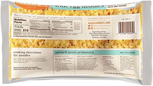 Manischewitz Manischewitz Traditional Extra Wide Egg Noodles 12oz (3 Pack), Homestyle Taste & Texture, Premium Enriched, Low Sodium, No Preservatives