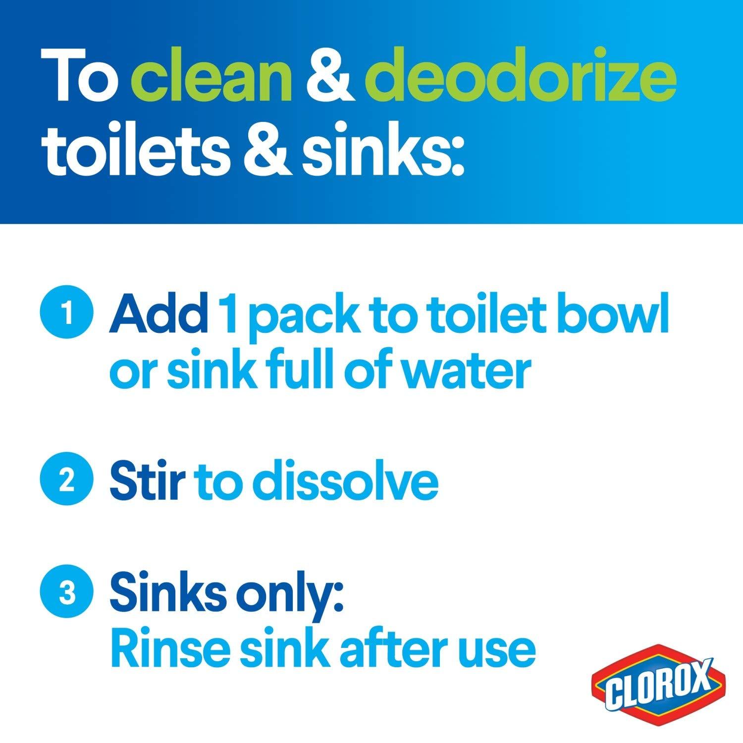 Clorox Clorox Zero Splash Bleach Packs - Laundry Pods, 4 Pack (Package May Vary)