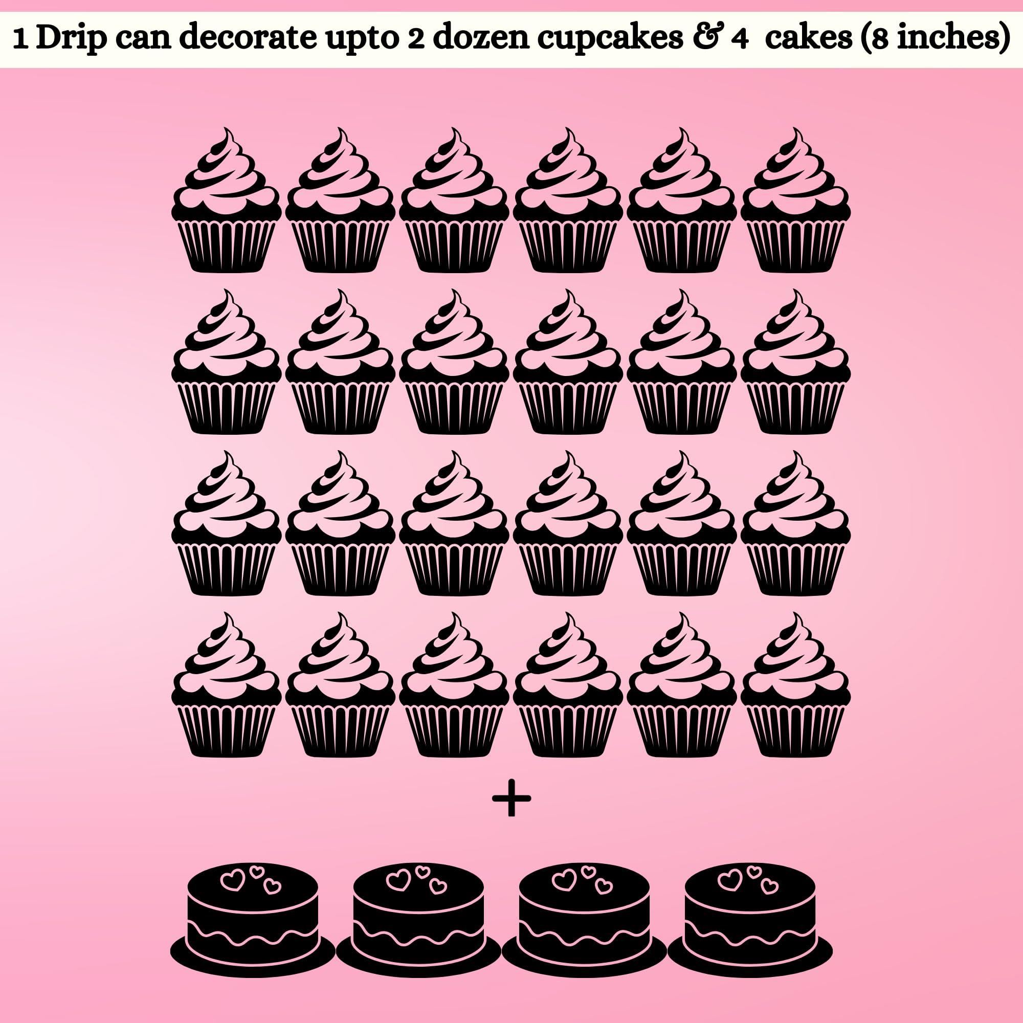 CONFECT Confect Cake Decorating Drip Edible Snowy White Shimmery Drips for Christmas Cakes, Doughnuts & Cupcakes Luminescent Pearl 3.71 Oz