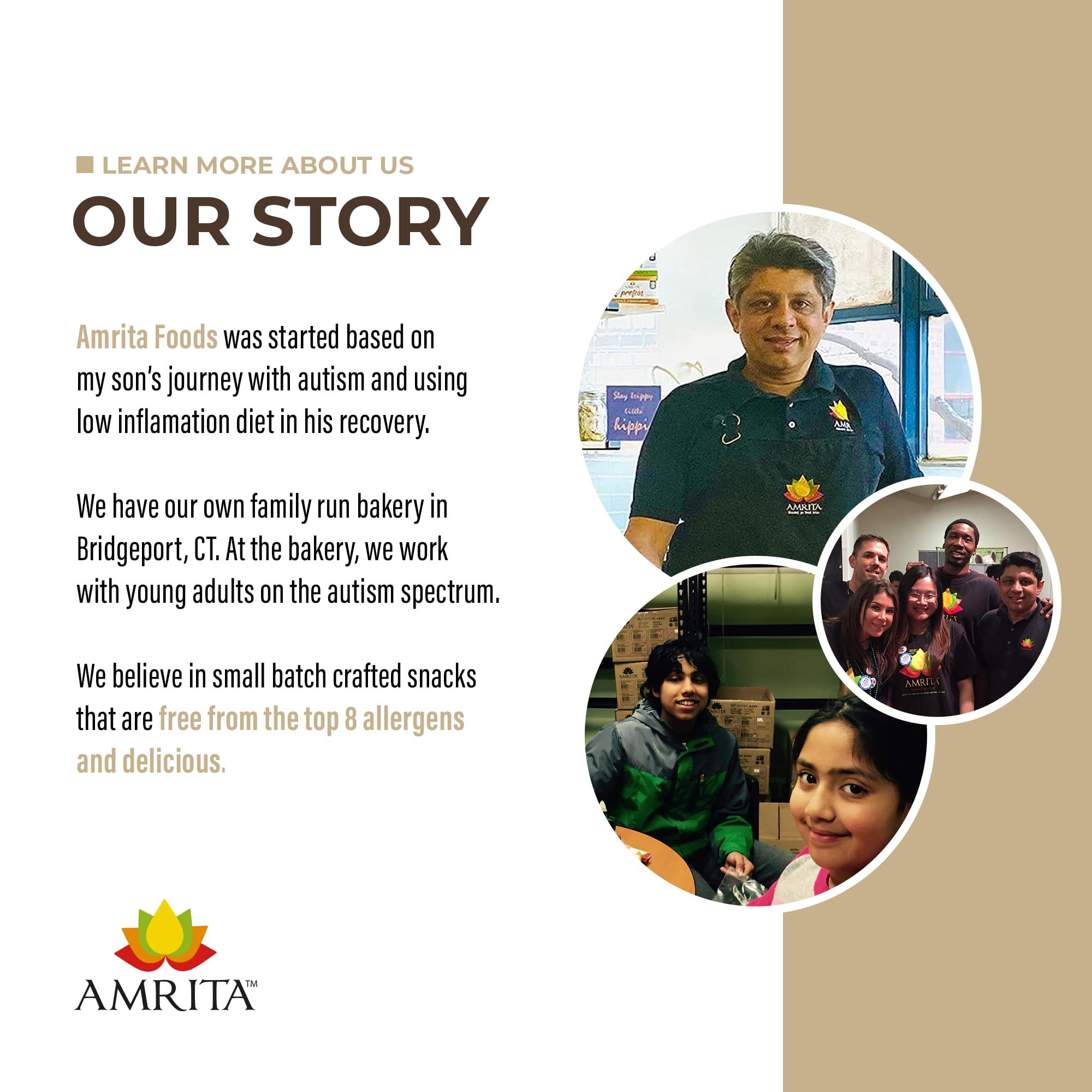 Amrita AMRITA Dark Chocolate Quinoa Vegan Protein Bars - Peanut/Dairy Free, Soy & Gluten Free - 15g of Plant Based Protein Bars - High Fiber, Low Sugar Meal Replacement Bar, Breakfast Bars, High Protein Bars