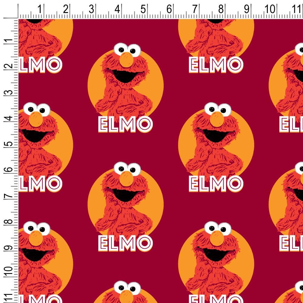 GRAPHICS & MORE Sesame Street Elmo Scribble Gift Wrap Wrapping Paper Rolls