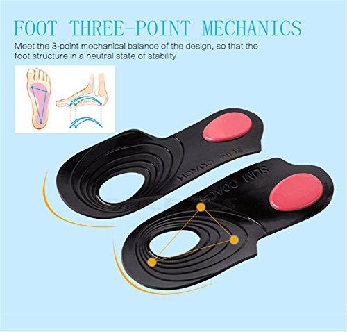 Price Xes Flatfoot Orthopedic Insole O/X Type Leg Correctors Straightener Soft Gel Shock Absorption Arches Bow Legs Support Foot Plantar Fasciitis Pain Relief Gel Corrective Sport Pads Heel Protector (L)