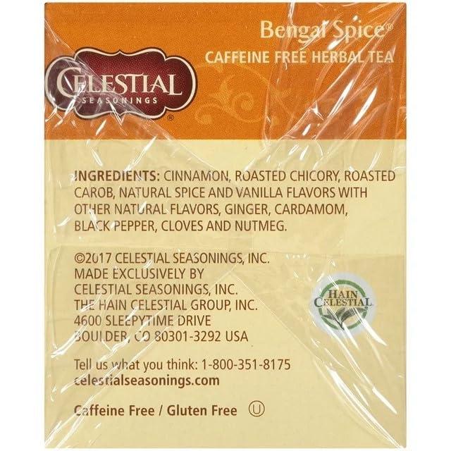 Celestial Seasonings Celestial Seasonings Herbal Tea Bengal Spice 20 Count Pack of 6