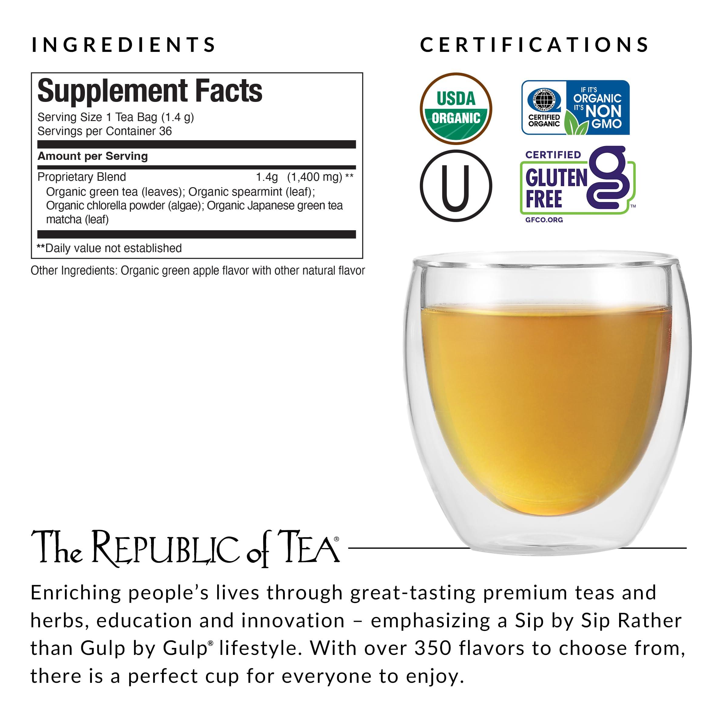 The Republic of Tea Republic Of Tea, Tea Detox Green Organic, 36 Count