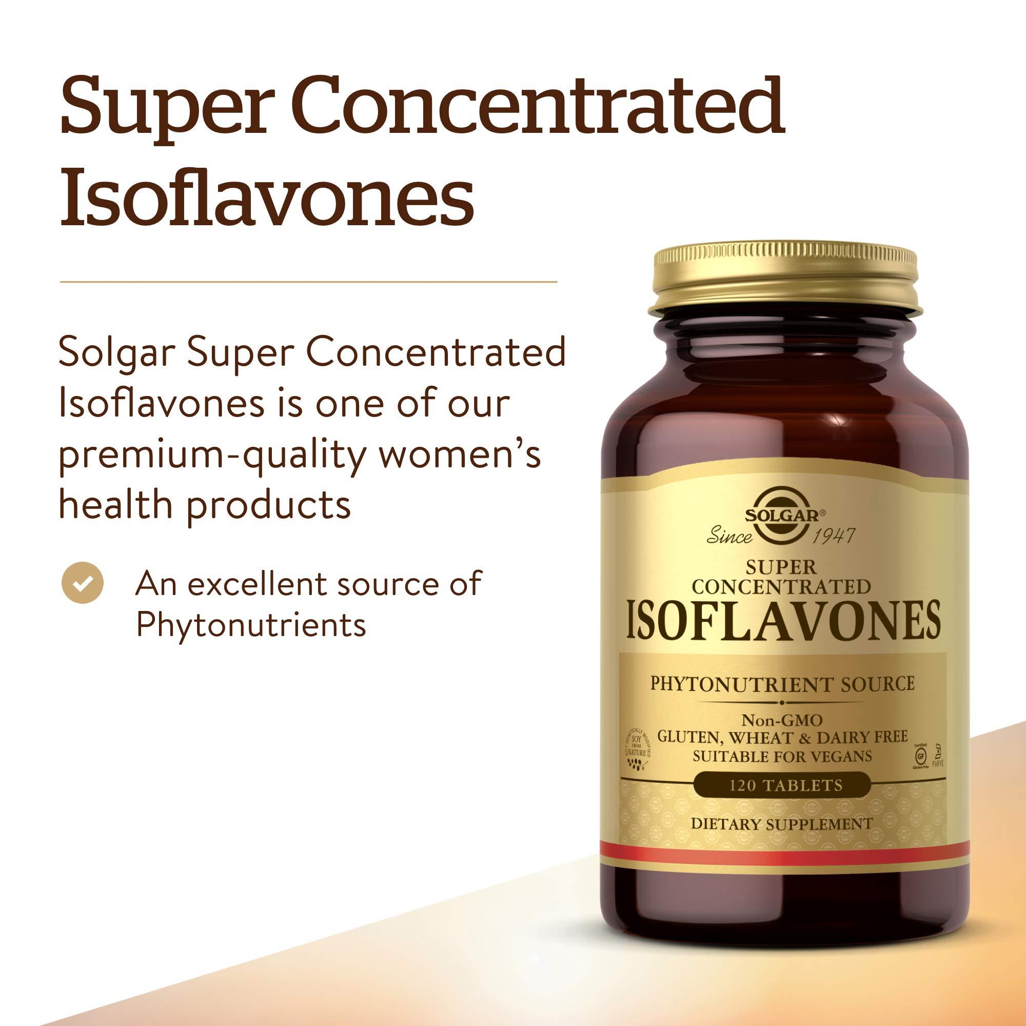 Solgar Solgar – Non-GMO Super Concentrated Isoflavones, 120 Tablets