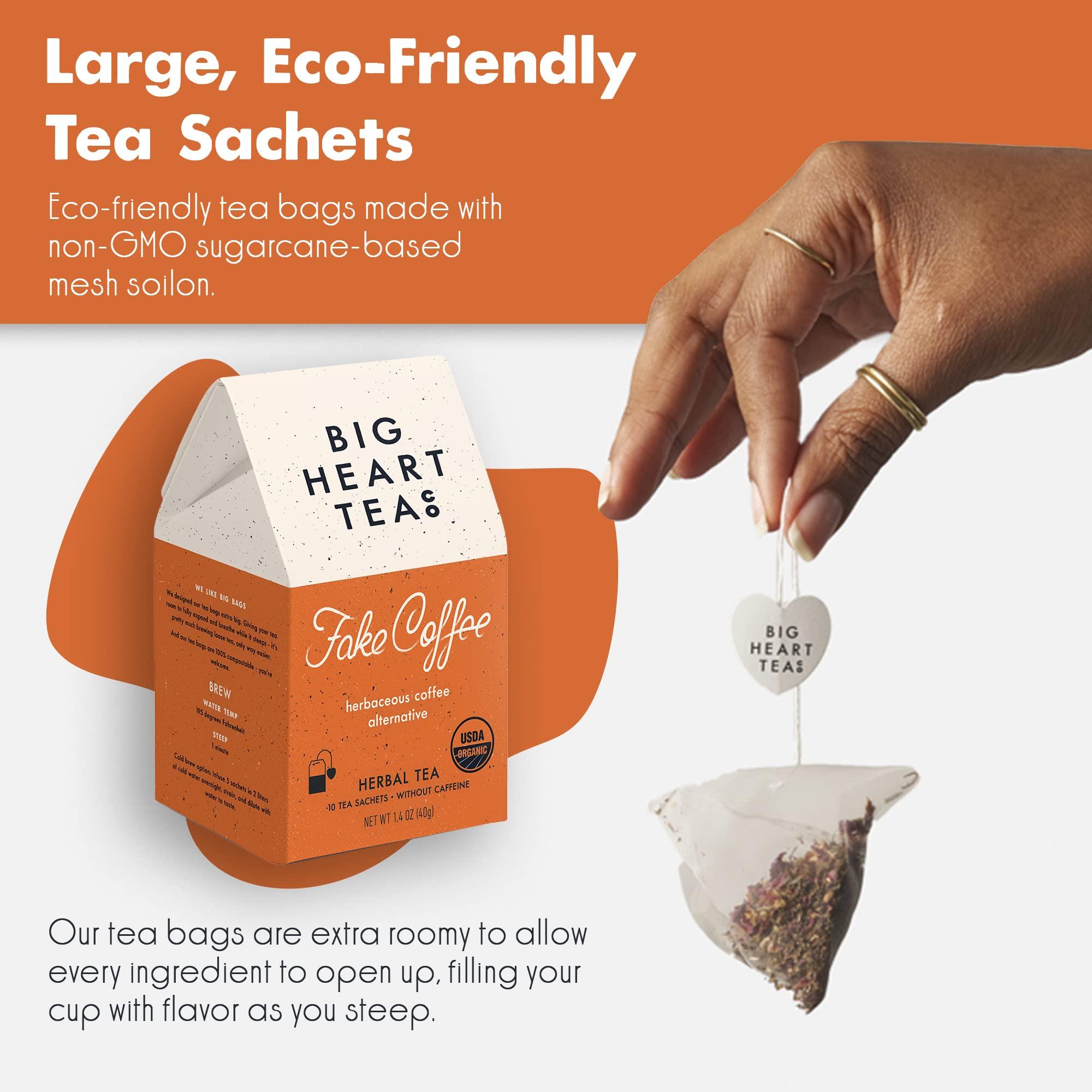 Big Heart Tea Co. Fake Coffee, 10 ct teabags