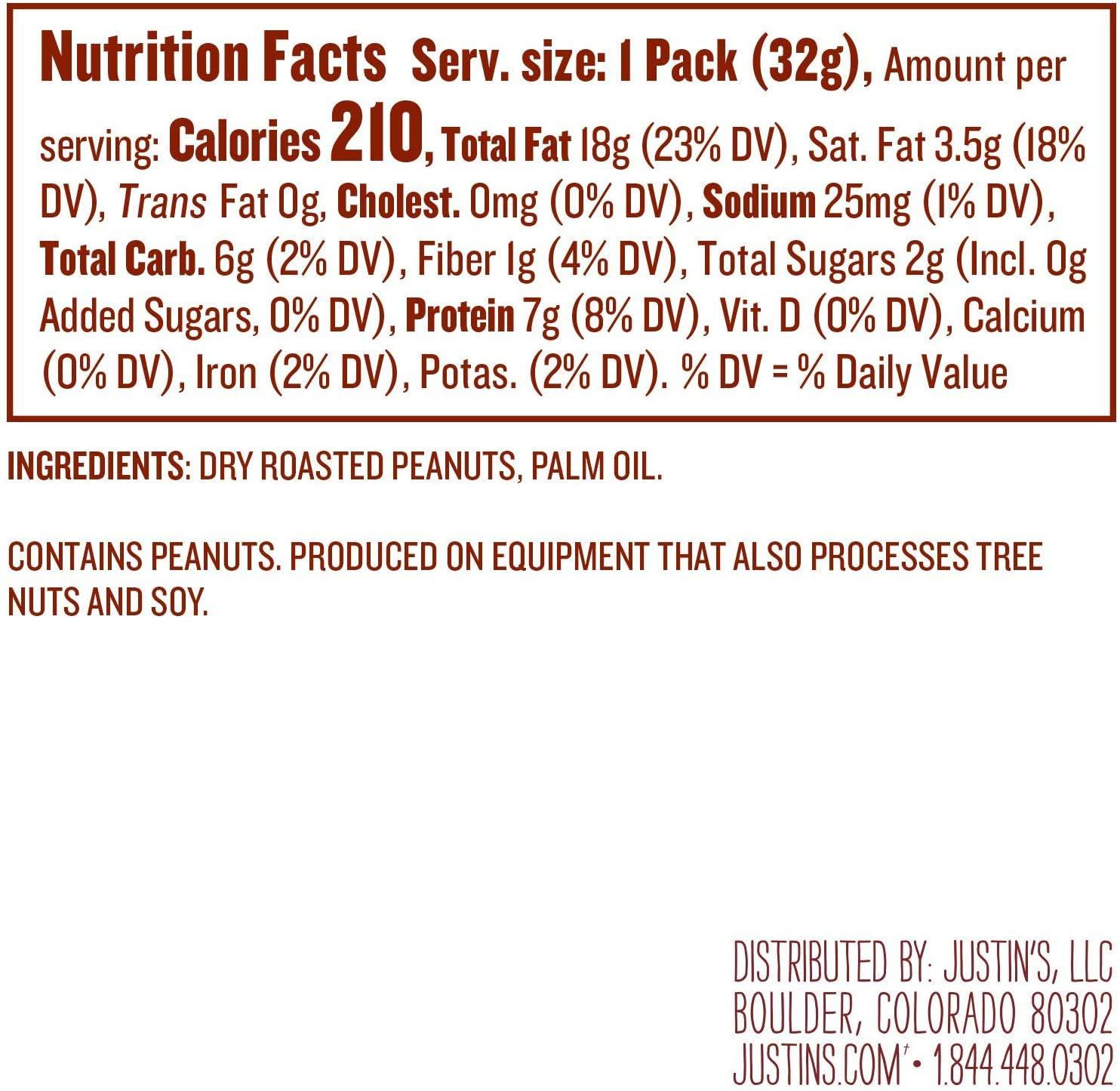 Justin's Nut Butter Justin\'s Chocolate Hazelnut & Almond Butter and Classic Peanut Butter Squeeze Pack Bundle (10 + 10 Pack)