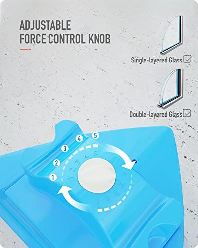 Baffect Double Side Magnetic Window Cleaner,Adjustable Magnetic Double Window Glass Wiper Glider Washing Brush Equipment Cleaning Brush Wiper Tools for High-Rise and Car Glazed Windows Thickness 4-30mm