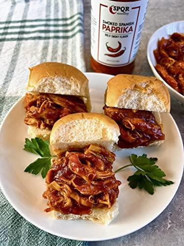 SPQR Seasonings Smoked Paprika XL 7 Ounce Jar Gourmet Restaurant Grade Bold Smoky Spanish Paprika Flavor by SPQR Seasonings