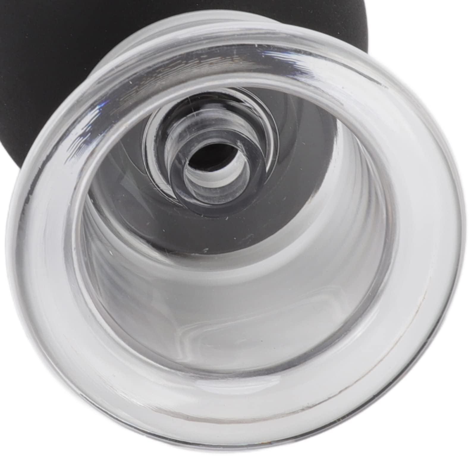 JEOZBM JEOZBM Glass Cupping Set, 4 Pieces Facial Cupping Therapy Set Glass, Silicone Cupping Cups, Massage Vacuum Suction Cupping Cups for Body Face Leg Arm Back Shoulder Muscle