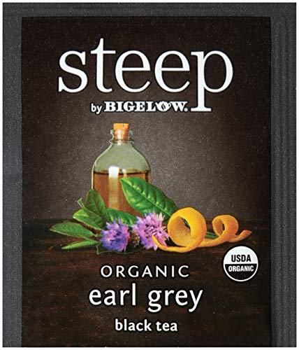 Bigelow steep by Bigelow Organic Earl Grey Black Tea, 20 Count (Pack of 6), 120 Total Tea Bags