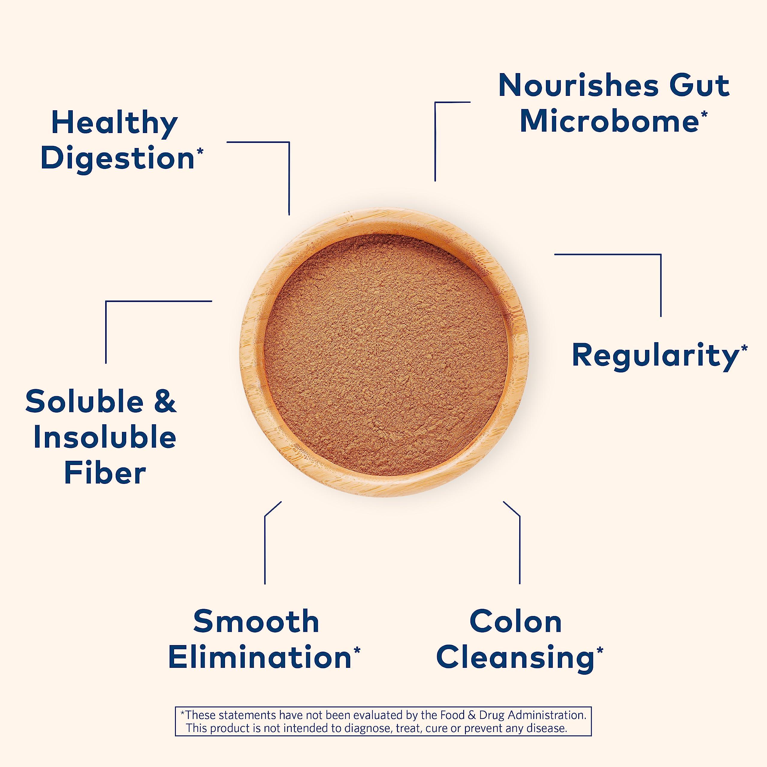 ORGANIC INDIA ORGANIC INDIA Psyllium Husk Powder - Pre & Probiotic Fiber Supplement, Organic Psyllium Husk Fiber Supplement, Whole Psyllium Husk Powder Unflavored, Dietary Fiber, USDA Organic, Gluten Free - 10 Oz