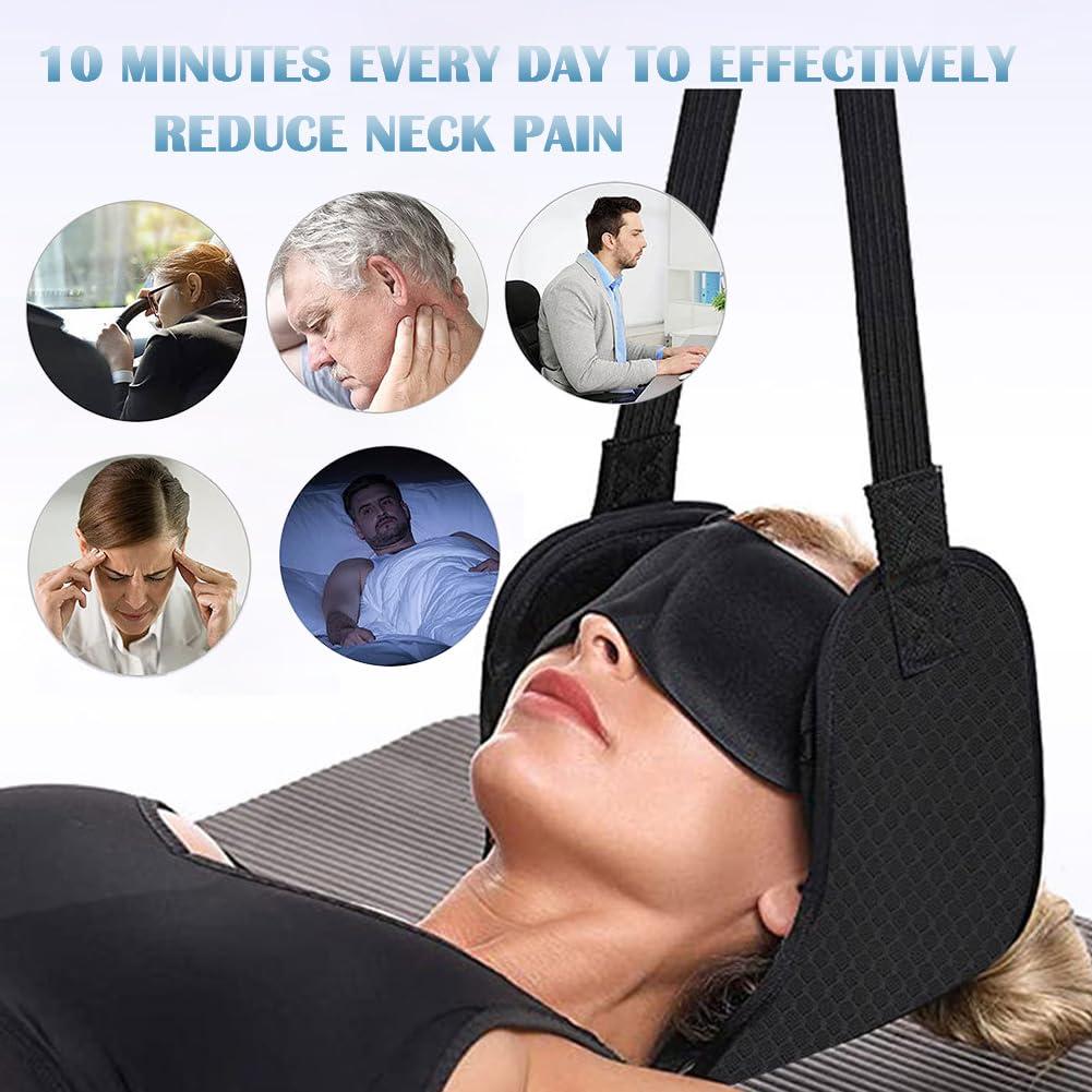 DURASIKO DURASIKO Neck Traction Device for Neck Pain Relief,Neck Stretcher Strap for Spine Chiropractic Decompression,Portable Storage Bag,Neck Chiropractor for Physical Therapy,Neck Strap for Neck Recovery