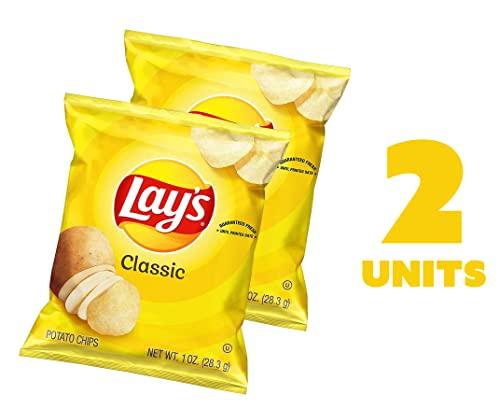 VARIETY PACK VARIETY PACK - Hot Snacks Lays Chips, Cheetos Crunchy, Puffs, Flammin' Hot & Goldfish Flavors - Individual Size Bags - Classic, Cheddar and Spicy Flavored (Classics Variety Pack)