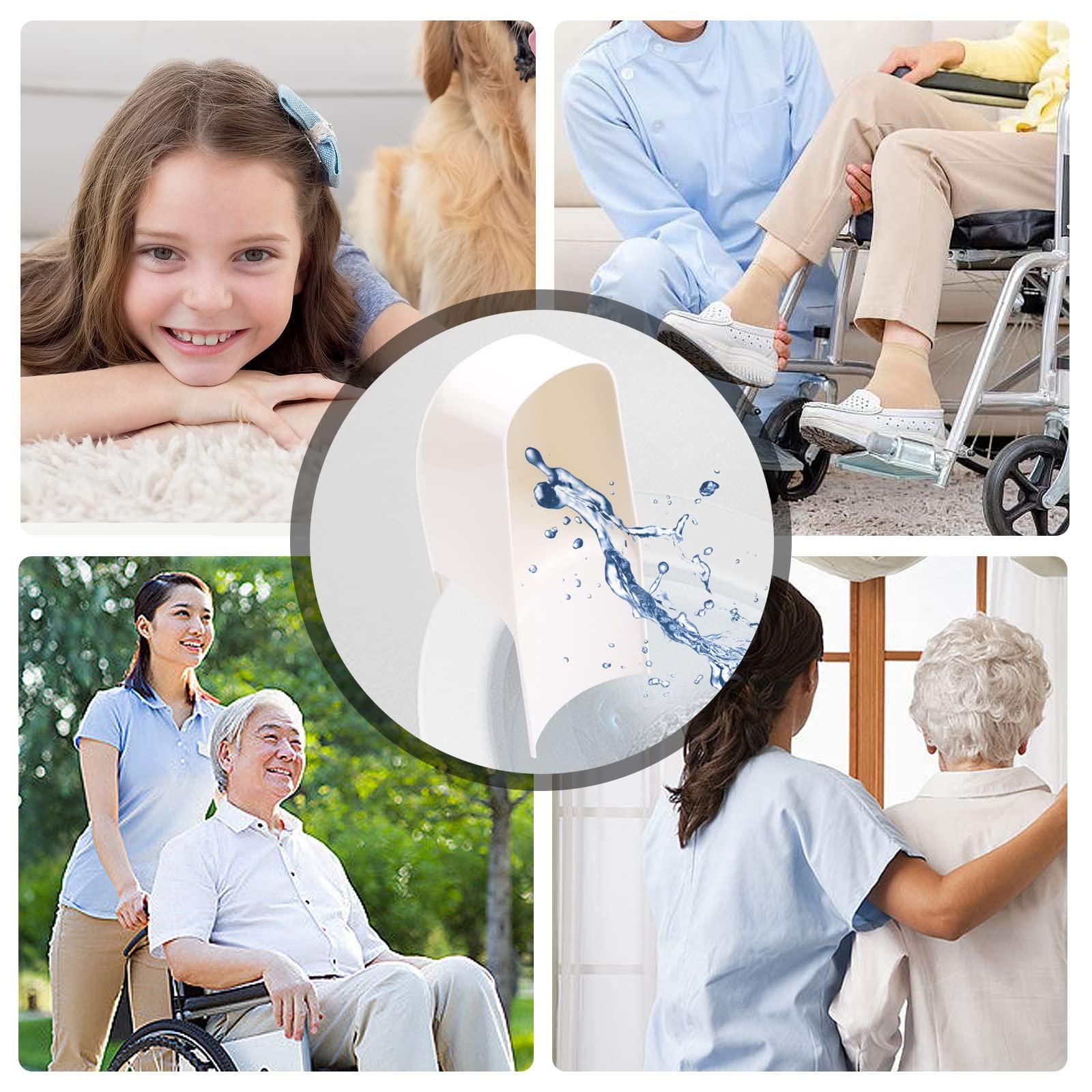 Rugam Rugam Splash Guard Toilet Seat for Directs Urine Home Care Disability Elevated and Boys Potty Training,Diversion Pee Guard,Portable Restroom Pee Guard for Toilet Seat Adult Men,Prevent Urine Splashing