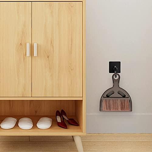 WDDBHSKN Mini Broom and Small Dustpan Brush - Mini Broom and Dustpan, Small Broom and Dustpan Set, Mini Dustpan and Brush Set, Small Dust pan and Brush Set, Hand Broom and Dustpan Set for Home/Camping/Pets.