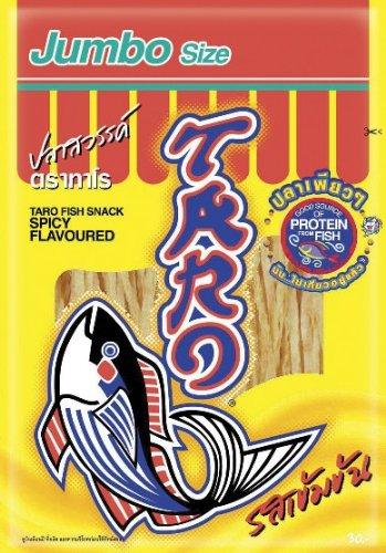 AIIR SHOP Taro Fish Snack Spicy Flavoured 48 g. (Jumbo size) SO YUMMY