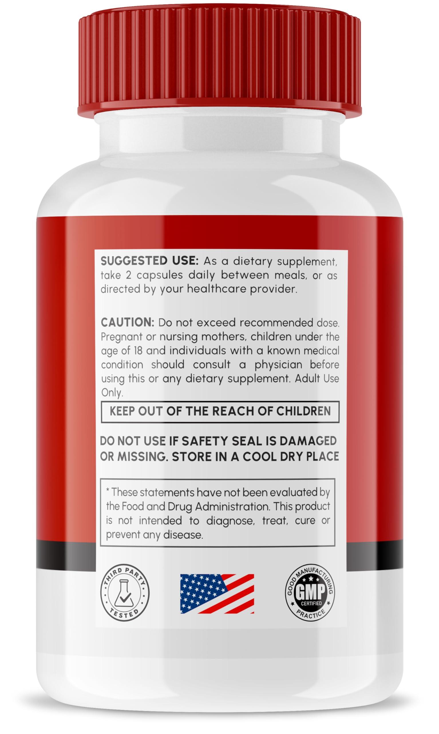 Fyvus (3 Pack) Blood Flow Max Capsules, BloodFlow Max Advanced Strength Healthy Flow Levels Support Supplement, Blood Flow Maximum Overall All Natural Wellness Pills Reviews (180 Capsules)
