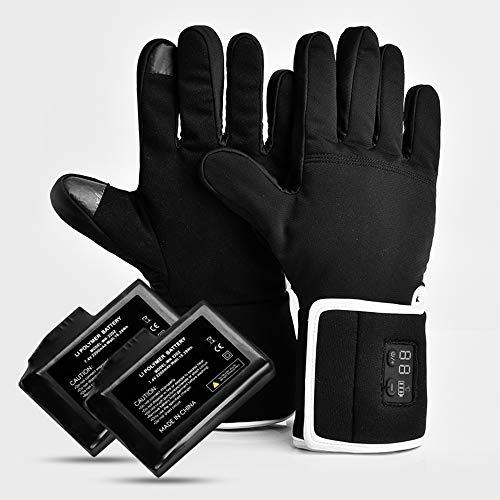 Trusa Slim Touchscreen Heated Gloves, Heated Motorcycle Gloves, Chargable Hand Warmer, Heated Gloves for Women&Men, Arthritis Gloves Women&Men, Electric Heated Gloves, Climb Hiking Skiing Hunting Handwarmer