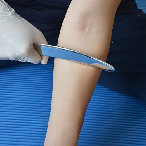 FORQOQO FORQOQO Stainless Steel Gua Sha Set (6PCS) IASTM Tool Muscle Scraper for Soft Tissue Therapy and Reduce Arms,Legs,Back, Shoulder Muscle Pain(6 Set)