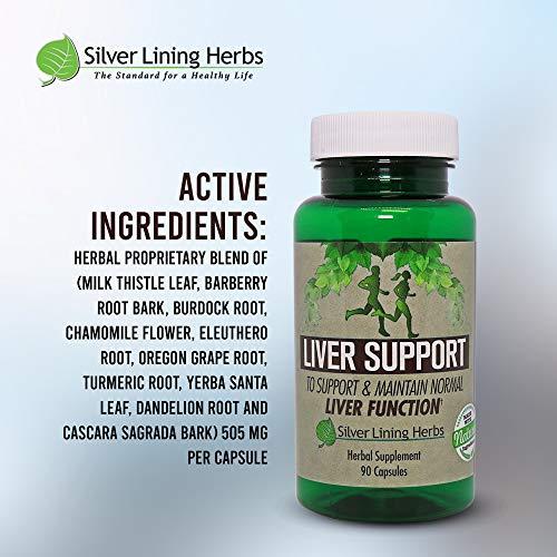 Silver Lining Herbs Silver Lining Herbs Liver Support - Herbal Support to Help Maintain Liver Health - Natural Liver Care to Support Immune System and Allergies - 90 Capsules