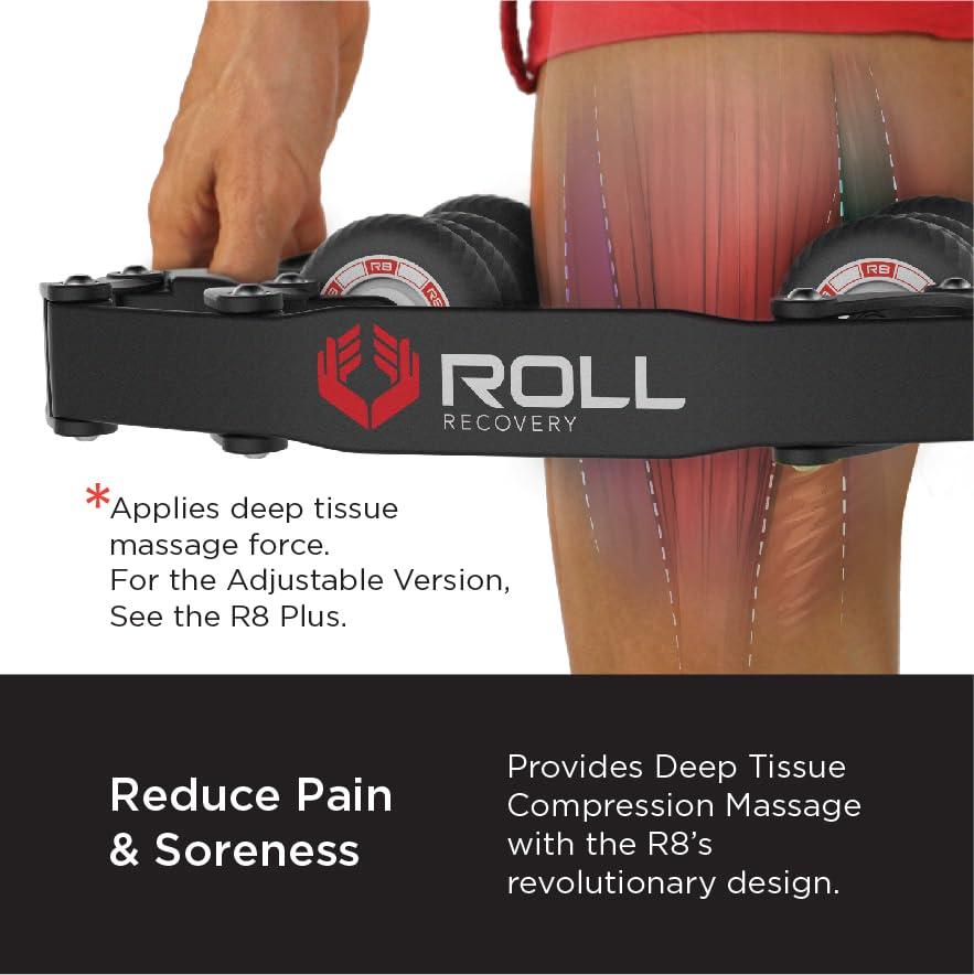ROLL Recovery ROLL Recovery R8 (Carbon Black) - Deep Tissue Massage Roller