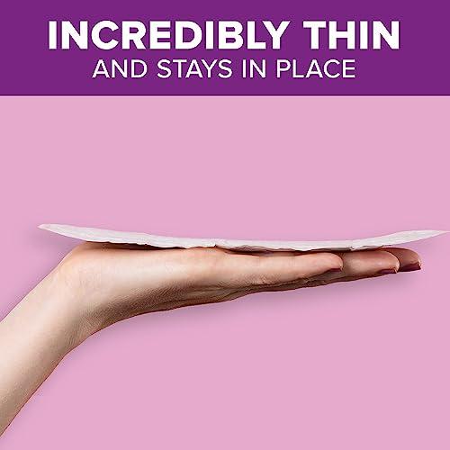 Poise Poise Daily Incontinence Panty Liners, 2 Drop Very Light Absorbency, Long, 44 Count of Pantiliners, Packaging May Vary