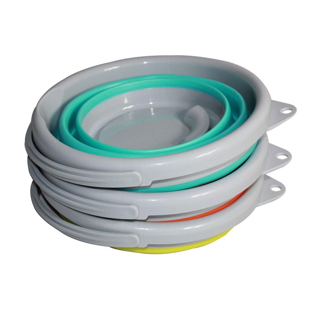 Suyi Suyi 5L/10L Silicone Collapsible Outdoor Bucket Water Storage Container For Camping Fishing BBQ Car Washing Random Color