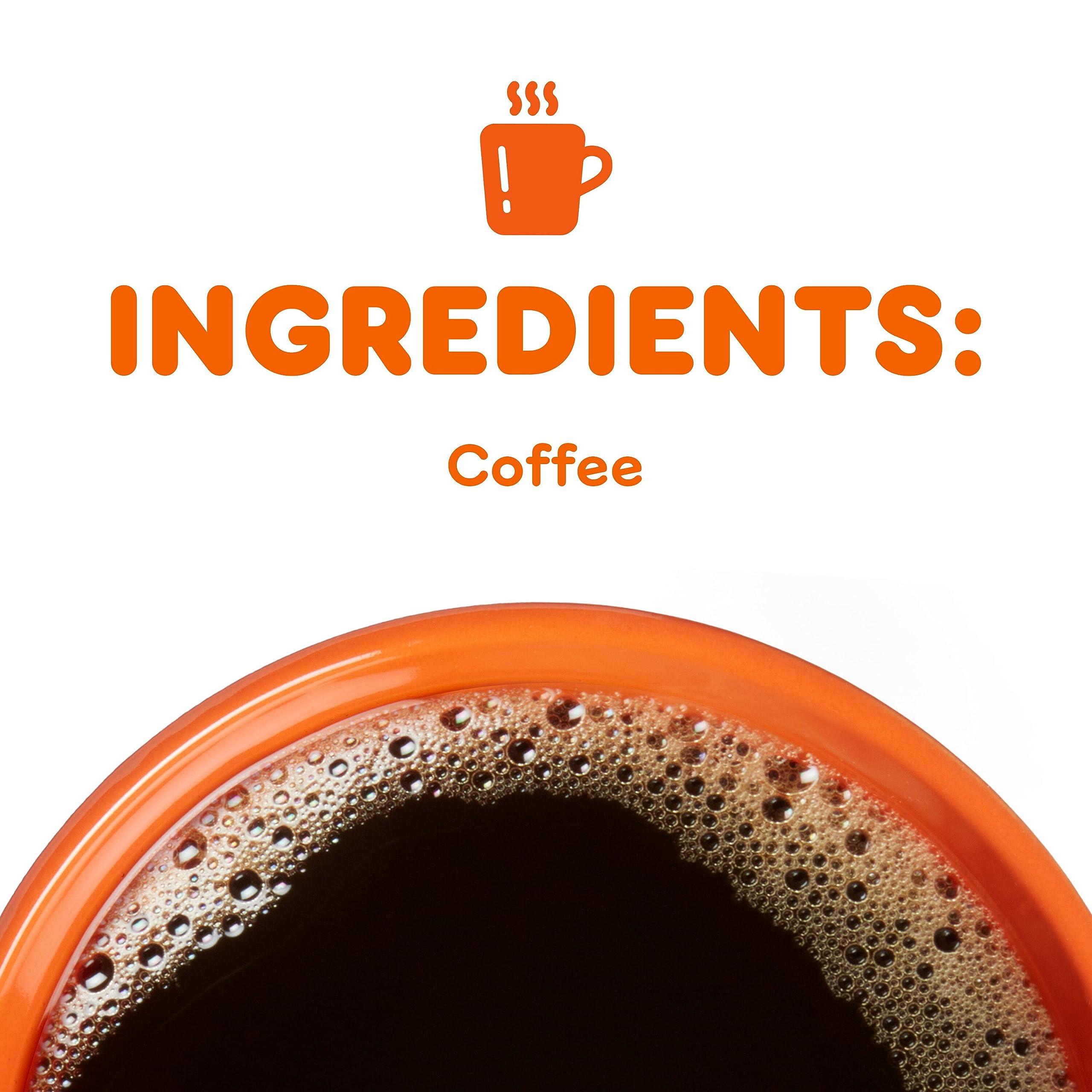 Dunkin\' Dunkin Midnight Dark Roast Ground Coffee, 16.5 Ounce