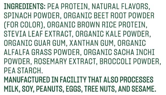 Vega Vega Protein and Greens Protein Powder, Berry - 20g Plant Based Protein Plus Veggies, Vegan, Non GMO, Pea Protein for Women and Men, 1.2 lbs (Packaging May Vary)