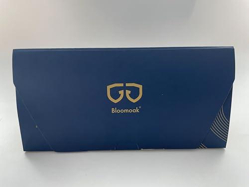 Bloomoak Bloomoak 99% Blue Light Blocking Glasses,Retro Round Glasses,Relieve Eye Fatigue,Improve Sleep,For Screens/Games