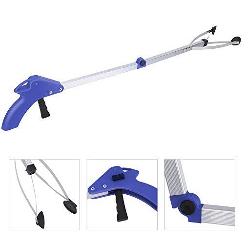 OKJHFD OKJHFD Grabber Tool, Folding Garbage Picker Trash Grabber for Garden Leaves Waste Pick Up,Claw Grabber Stick (Blue)