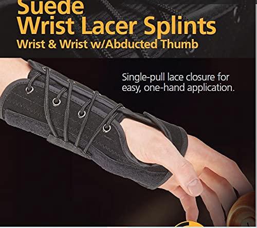 Corflex Corflex Lace Up Wrist Brace with Thumb Support-M-Right - Black